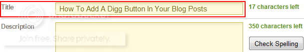 Add Digg Button To Your Blog Posts With More Options